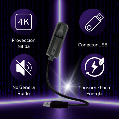 Luz Nocturna Con Proyección Led